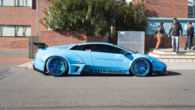 Liberty Walk Murcielago kits are limited so they’re quite rare to see
